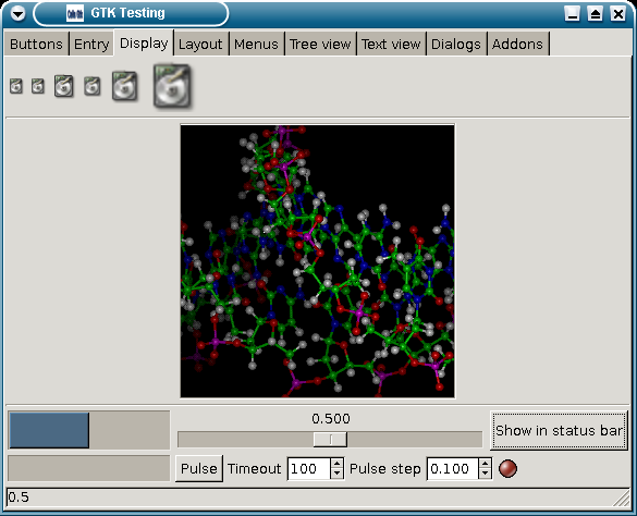 Cells-gtk display demo